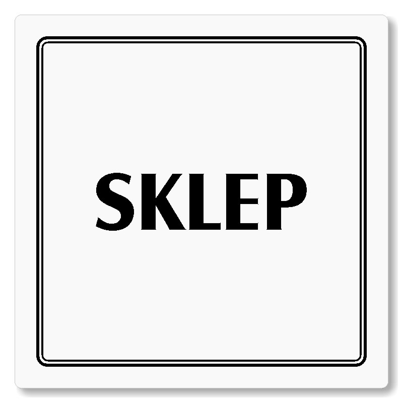 Sklep, 80x80mm, bílá, Utah
